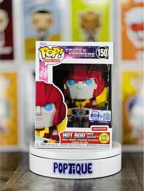 Transformers Hot Rod With Matrix Funko Pop! #150 - Glow Elite LE 7500 PCS